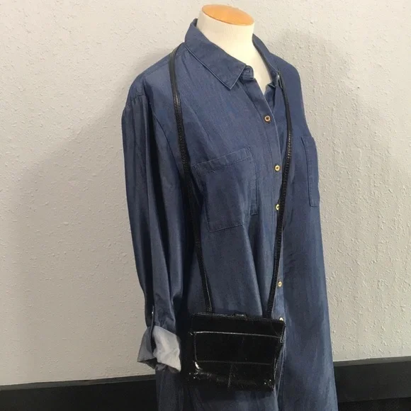New Old Stock VTG HOBO Gale Leather Crossbody Bag
